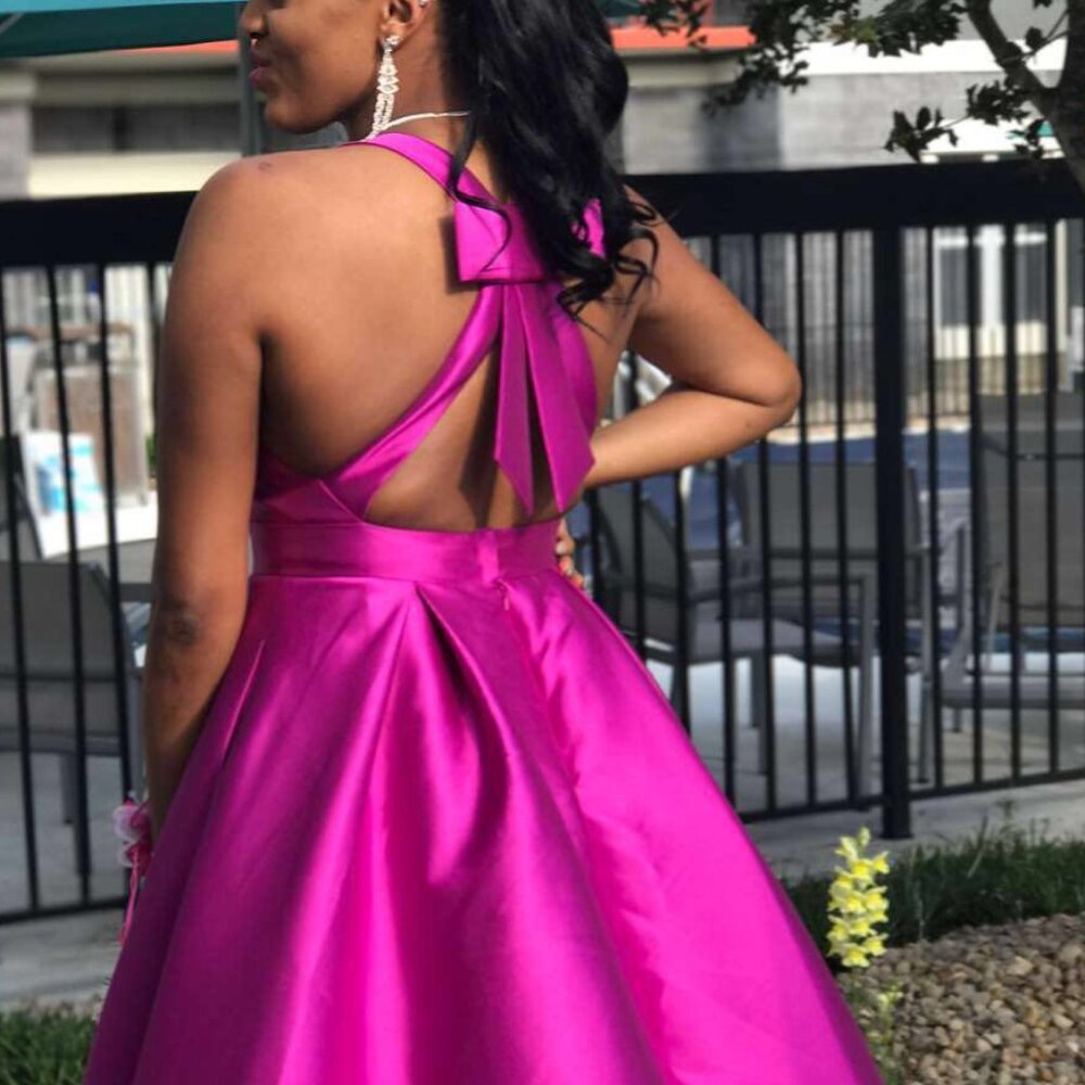 Fuchsia Prom Dress - Picture 7 of 7